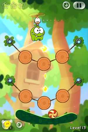 Download Cut the rope 2: Om-Nom's unexpected adventure for iPhone free