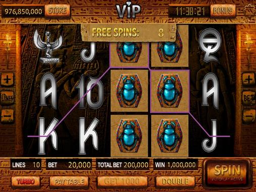 Pharaoh's book: Slot for Android