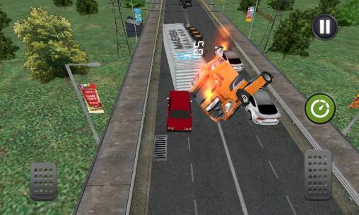 Traffic racer: Burnout captura de tela 1