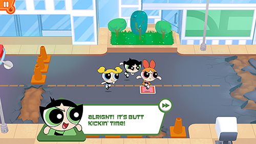  Flipped out: The powerpuff girls in English