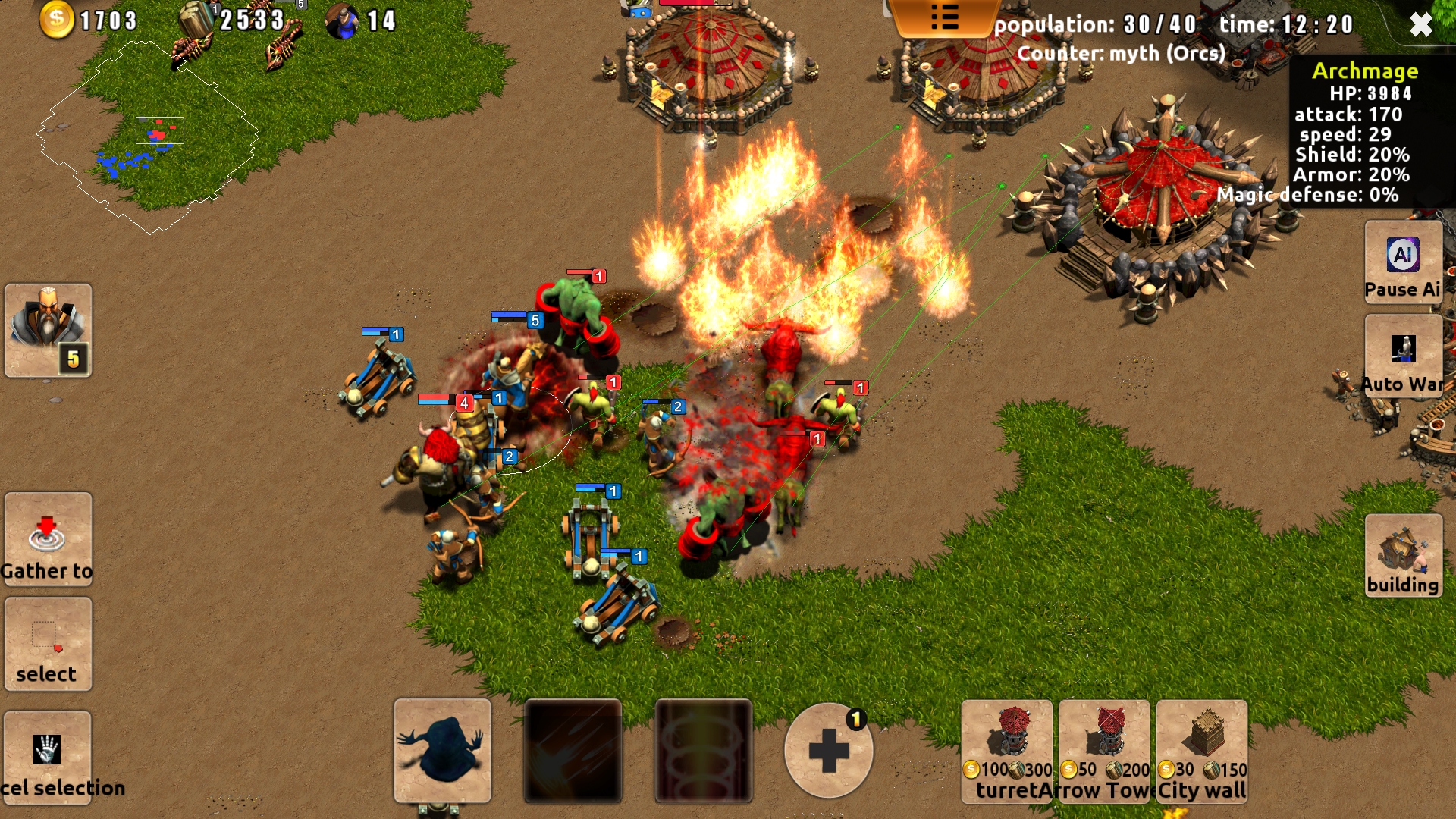 Magic War screenshot 1