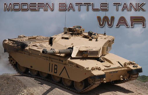 Modern battle tank: War icon