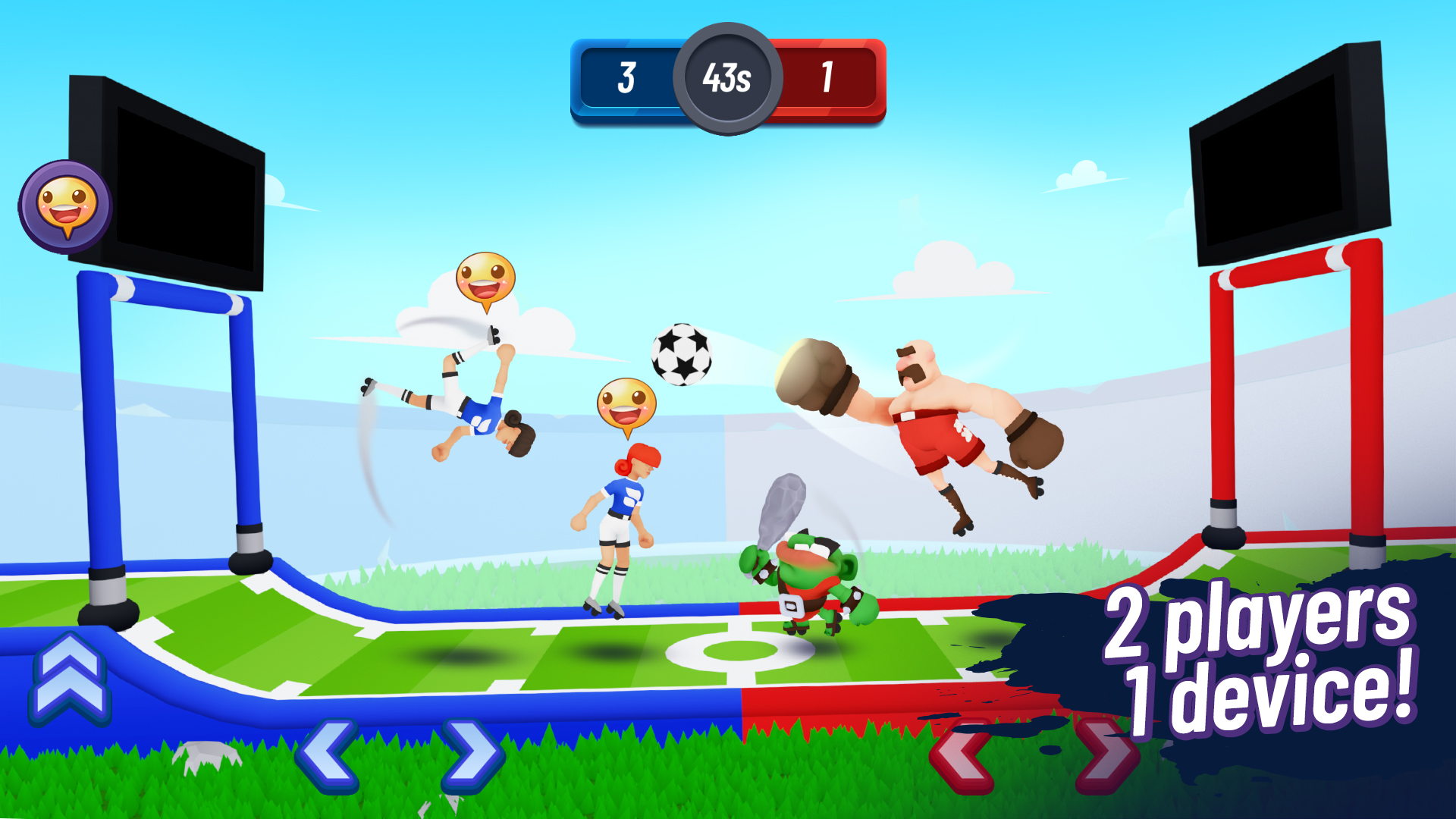 Ballmasters: 2v2 Ragdoll Soccer для Android