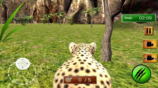 African cheetah: Survival sim captura de tela 1