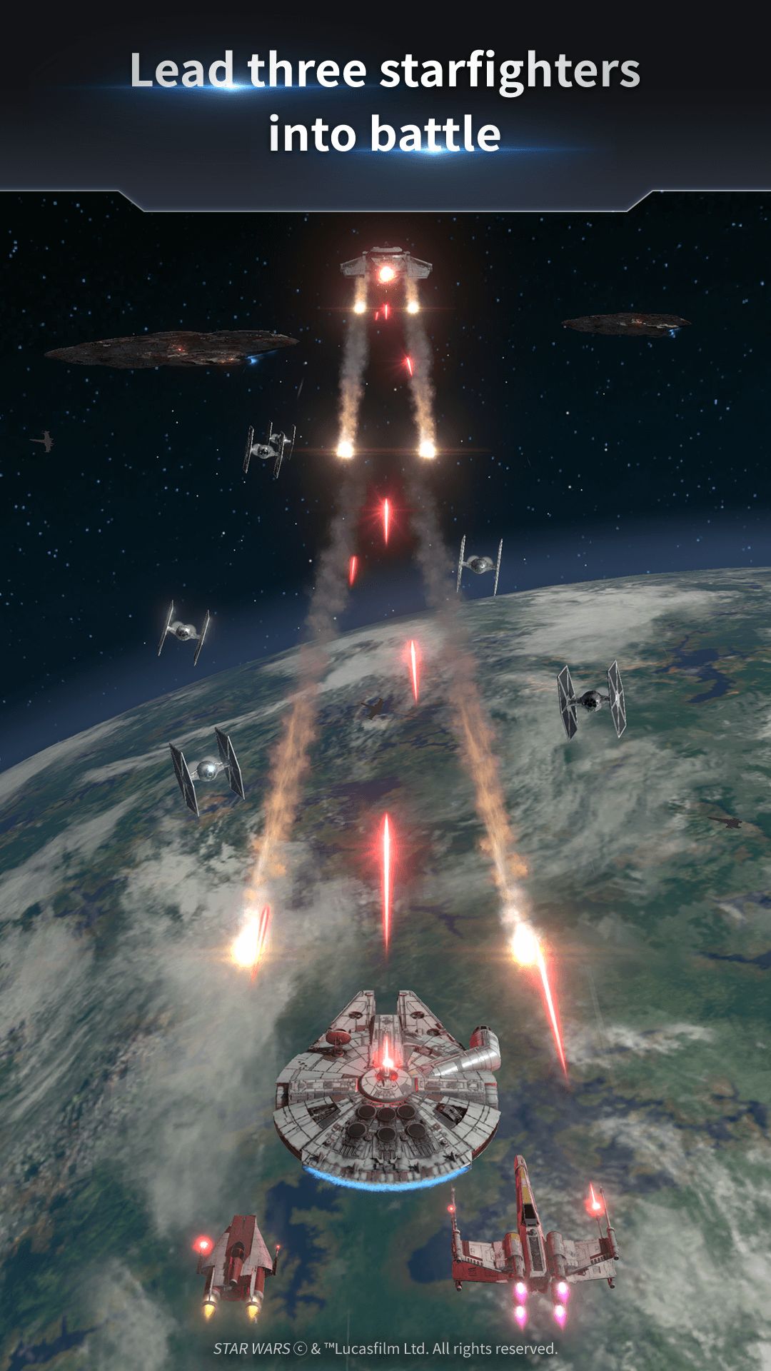 Star Wars™: Starfighter Missions captura de tela 1