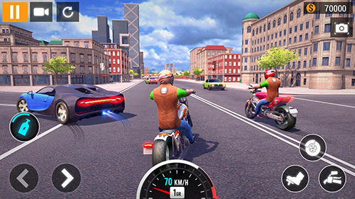 City motorbike racing for Android