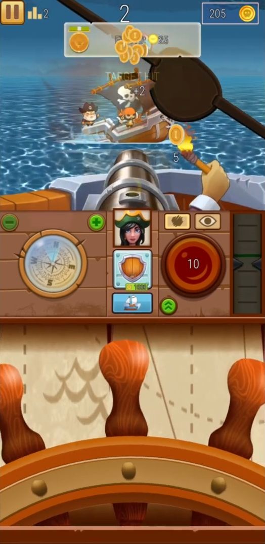 Pirate Bay - action pirate shooter. Aim and shoot captura de pantalla 1