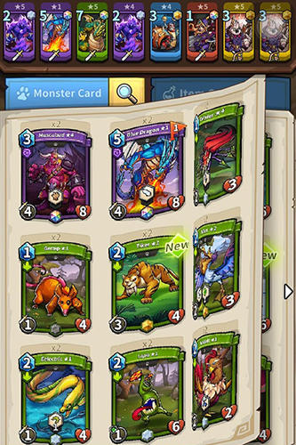 Card monsters for Android