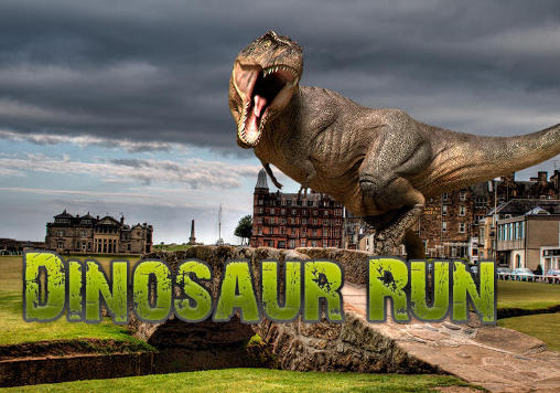 Dinosaur run icon