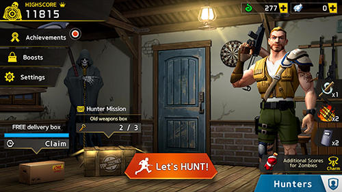 The running dead: Zombie shooting running FPS game für Android