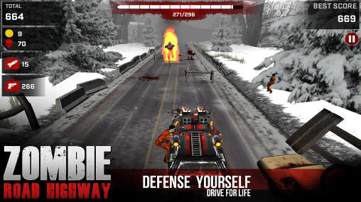 Zombie road highway для Android
