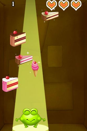 Der Süßigkeiten-Frosch für iOS-Geräte
