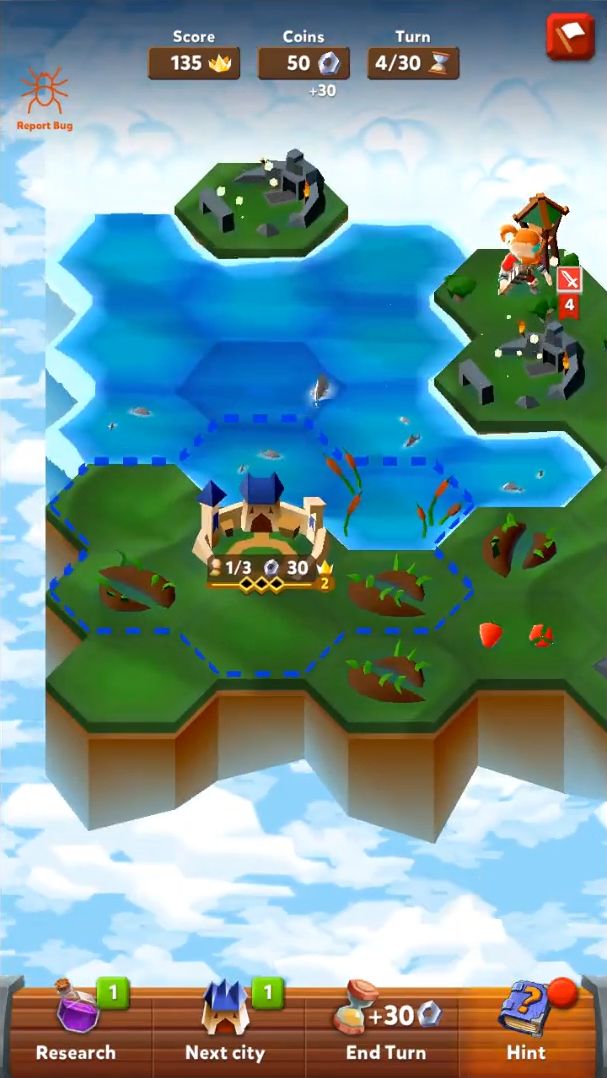 Hexapolis: Turn Based Civilization Battle 4X Game screenshot 1