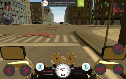 Conducción 3D de la motocicleta para iPhone gratis