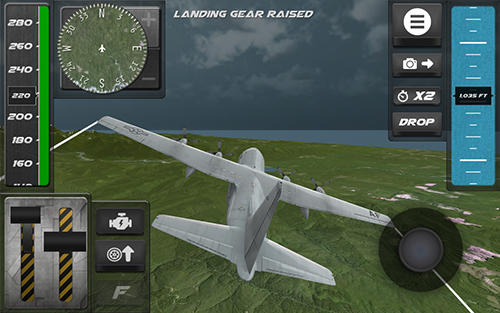 Cargo airplane simulator 2017 скриншот 1