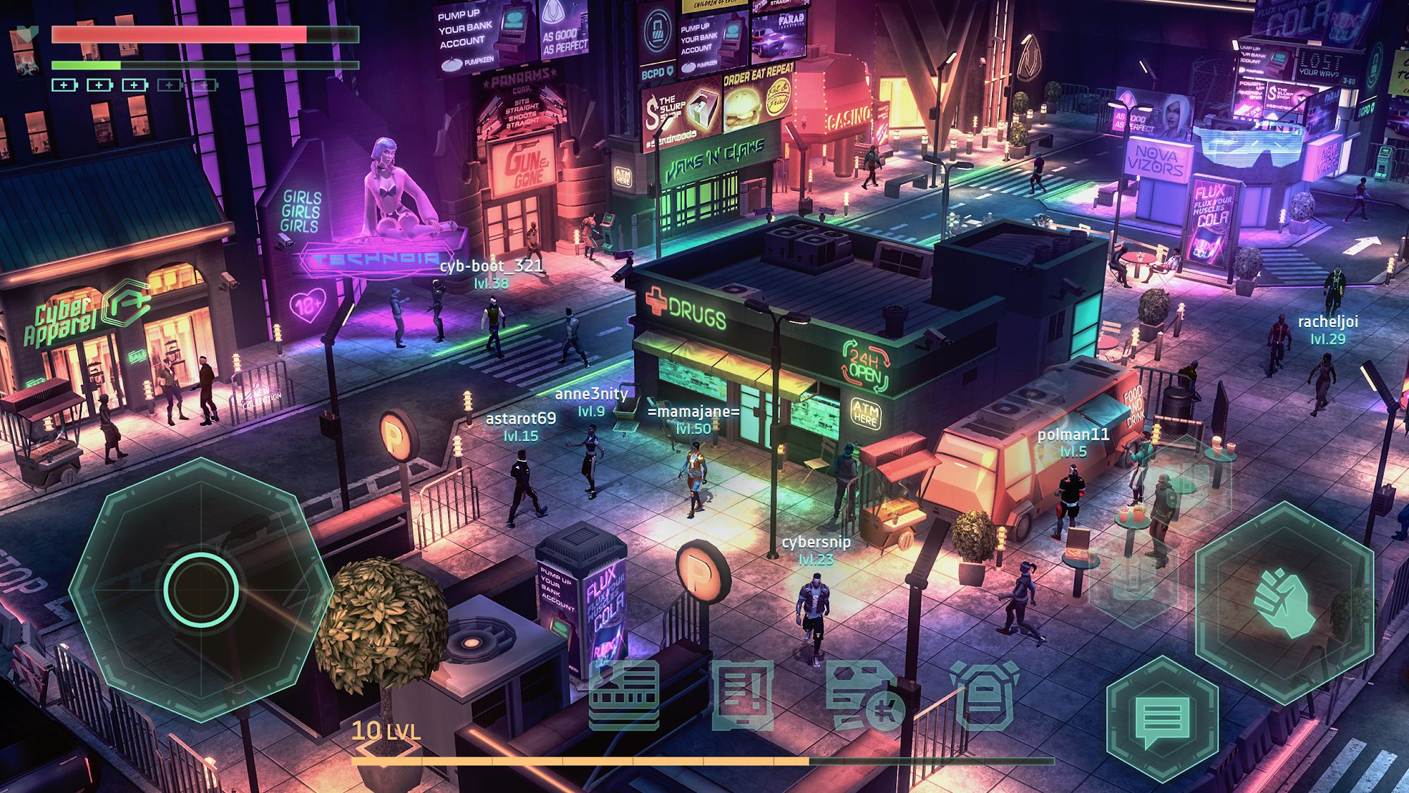 Cyberika: Action Cyberpunk RPG screenshot 1