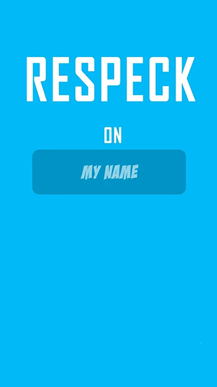Respeck on my name ícone