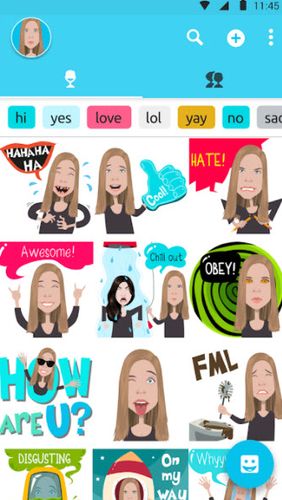 Android app Mirror emoji keyboard