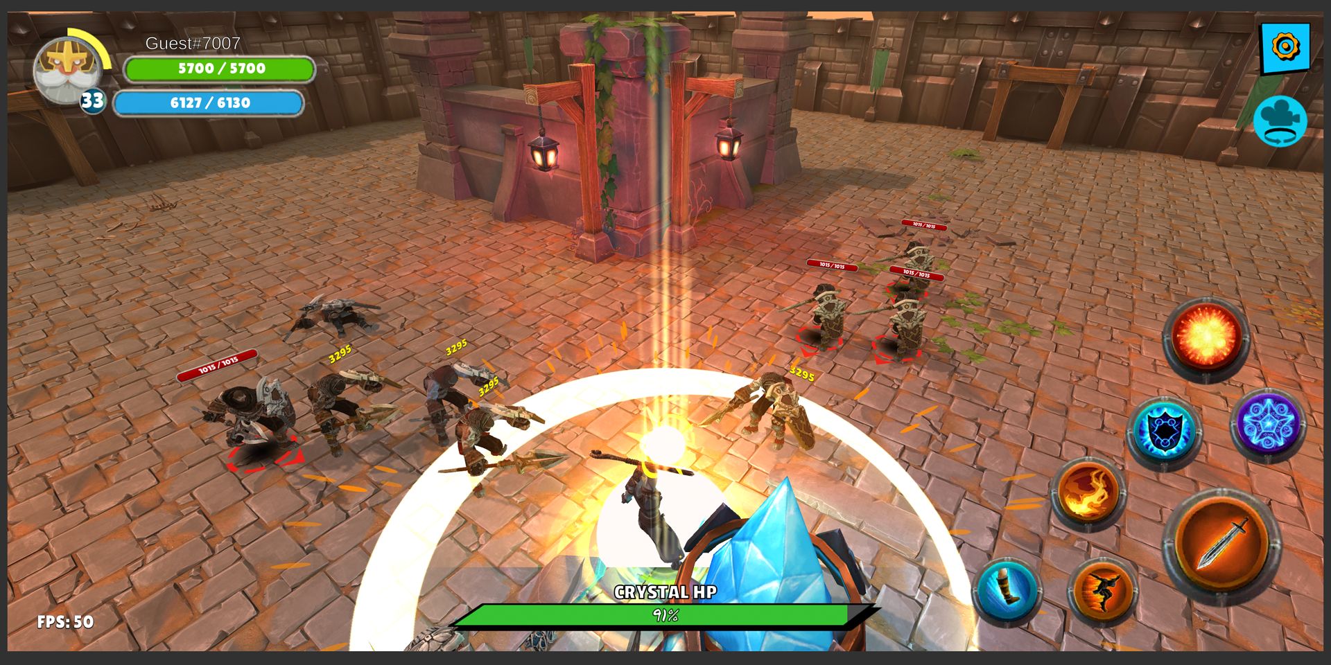 Knight's Life Hero Defense, Online RPG & PVP Arena captura de tela 1