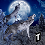 Angry wolf simulator 3D icon