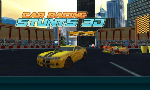Car racing stunts 3D icon