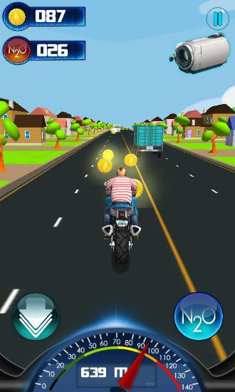 City moto traffic racer captura de pantalla 1