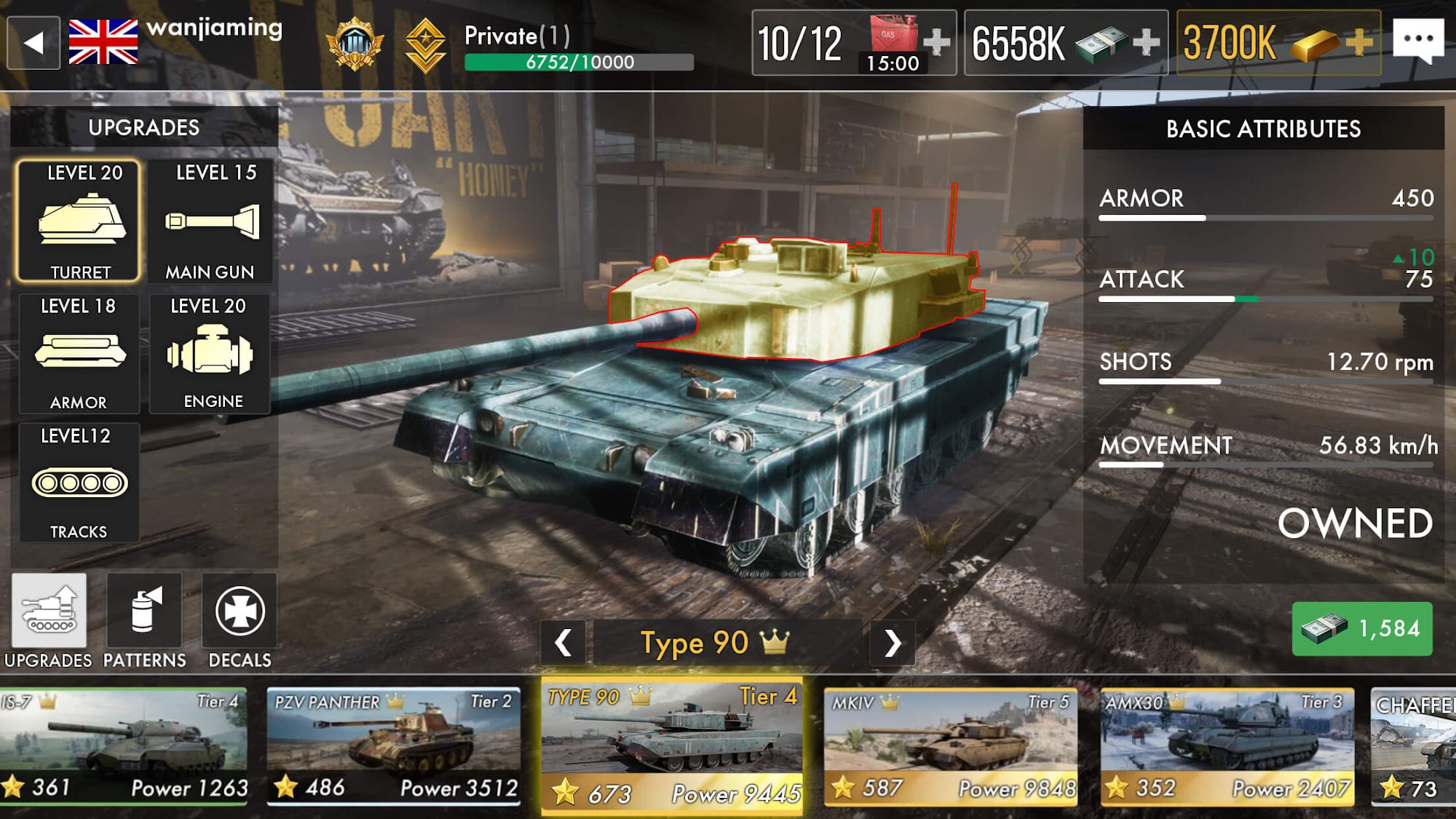 Tank Warfare: PvP Battle Game for Android