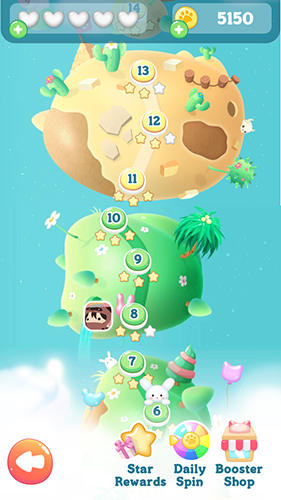 Cutie paws: Oriplay match 3 game pour Android