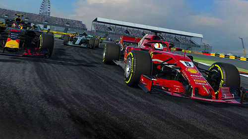F1 Mobiles Rennen