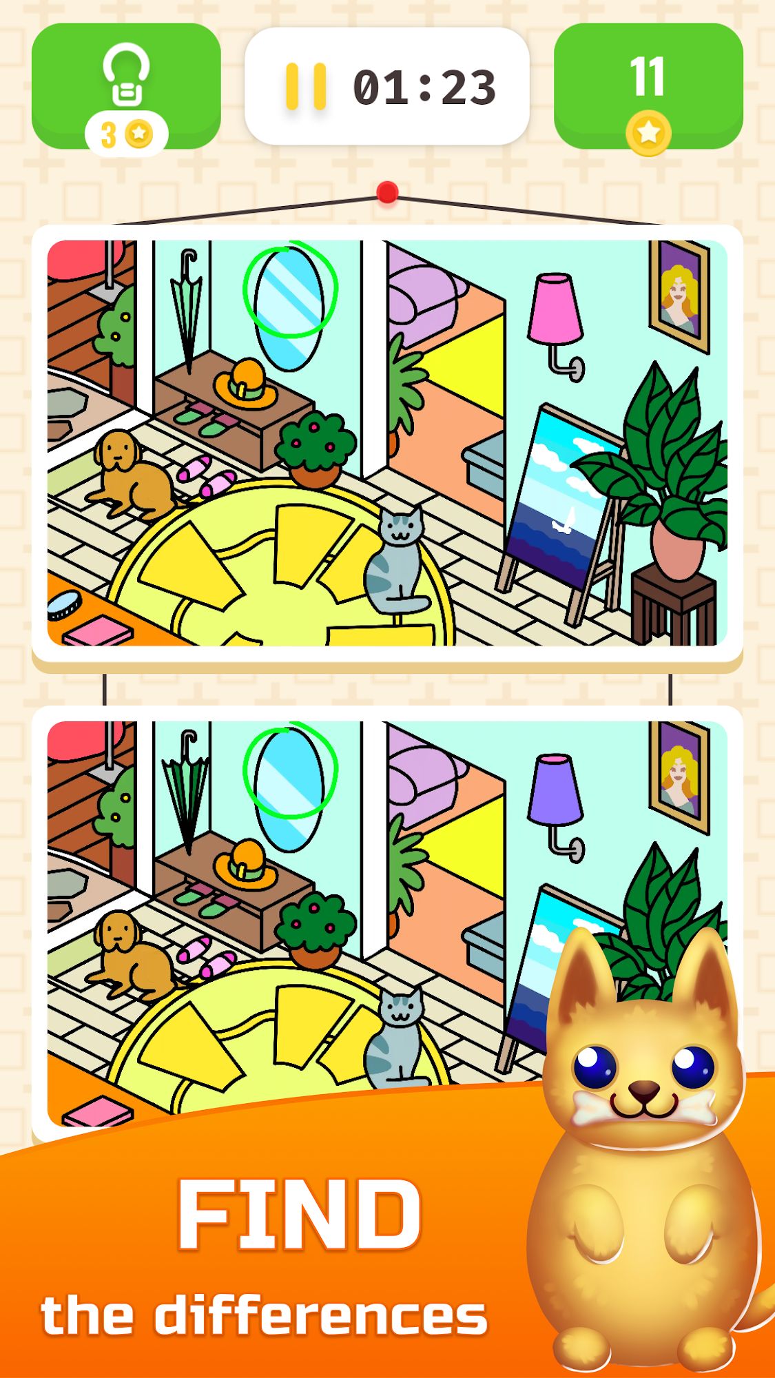 Roomspector - Find the differences for Android