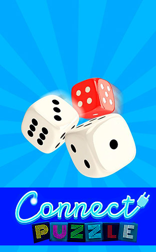 Connect puzzle: Spots connection. Brain puzzle icon