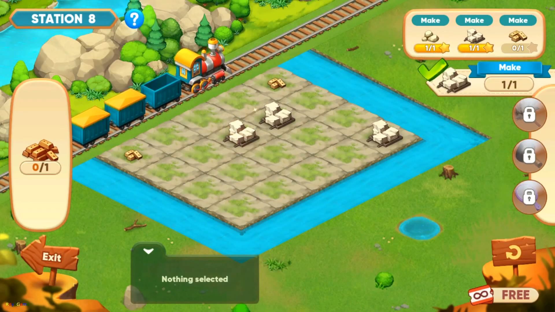 Merge train town! captura de pantalla 1