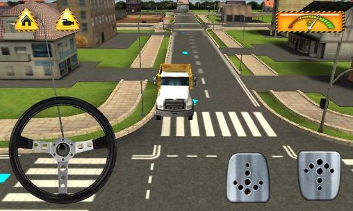 Construction: Trucker 3D sim captura de tela 1