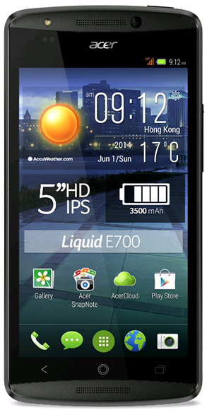 エイサー Liquid E700 アプリ