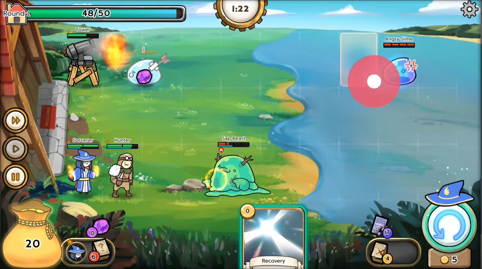 3 Minute Heroes: Card Defense for Android