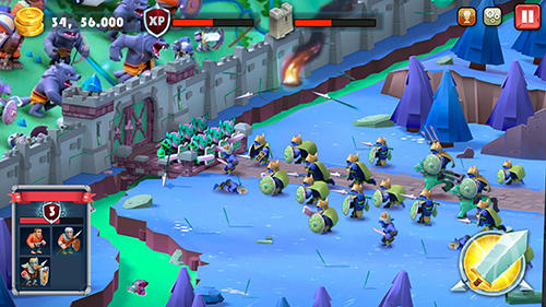 Castle defense: Soldier tower defense strategy game captura de pantalla 1