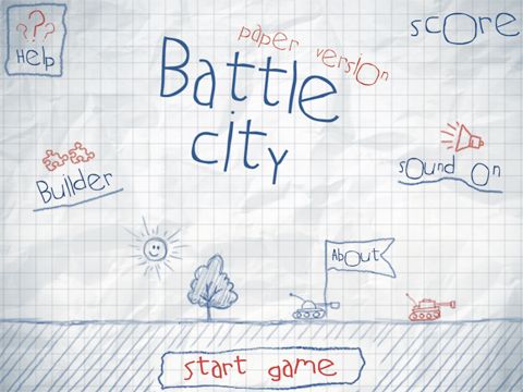logo Doodle battle city