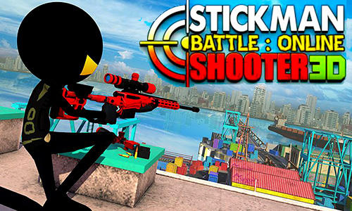 Stickman battle: Online shooter 3D captura de tela 1
