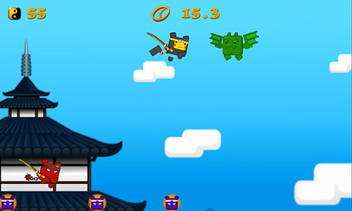 Cubemon ninja school captura de pantalla 1