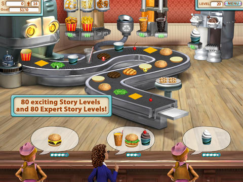 Burger shop for iPhone