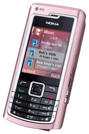 мелодії на дзвінок Nokia N72