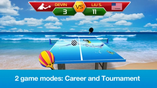 El tenis de mesa 3D - Copa del mundo virtual Imagen 1