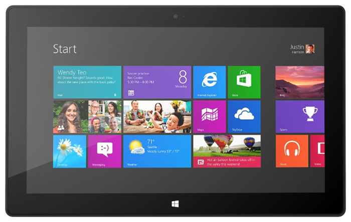 Toques grátis para Microsoft Surface