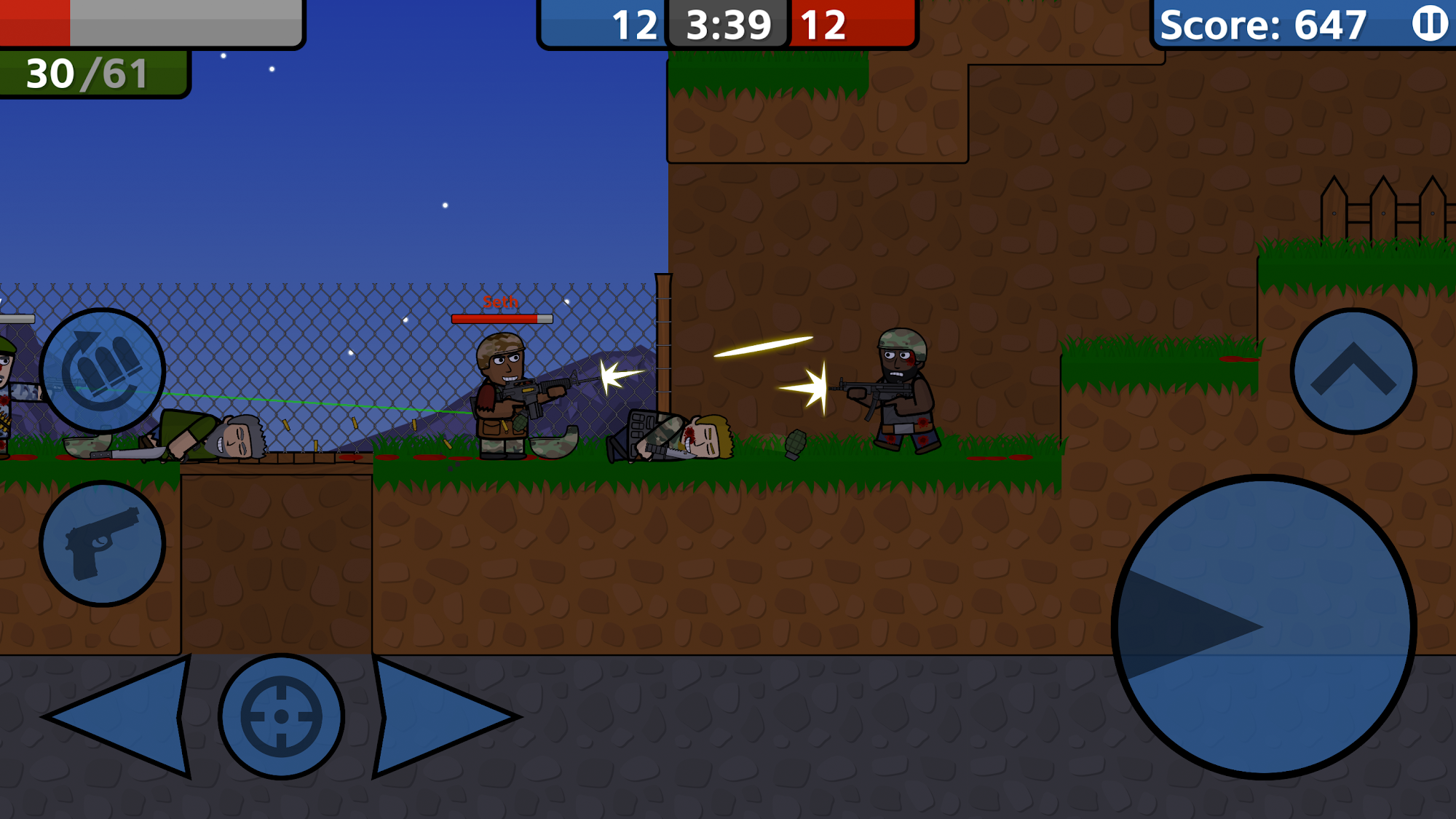 Wargunners: Online 2D Shooter screenshot 1