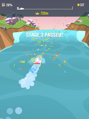 Flippy boat: Catching waves screenshot 1