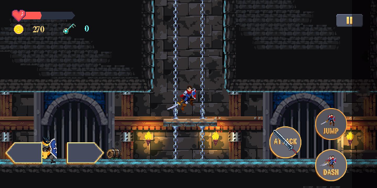 Castle of Varuc: Action Platformer 2D captura de tela 1