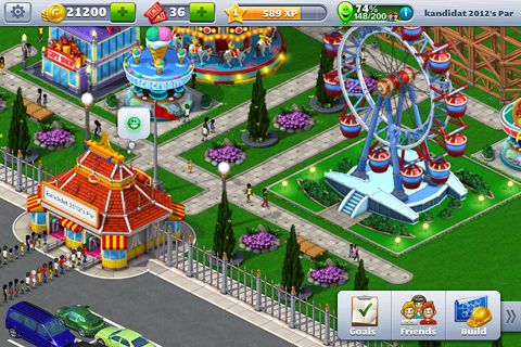 Rollercoaster tycoon 4: Mobile in Russian