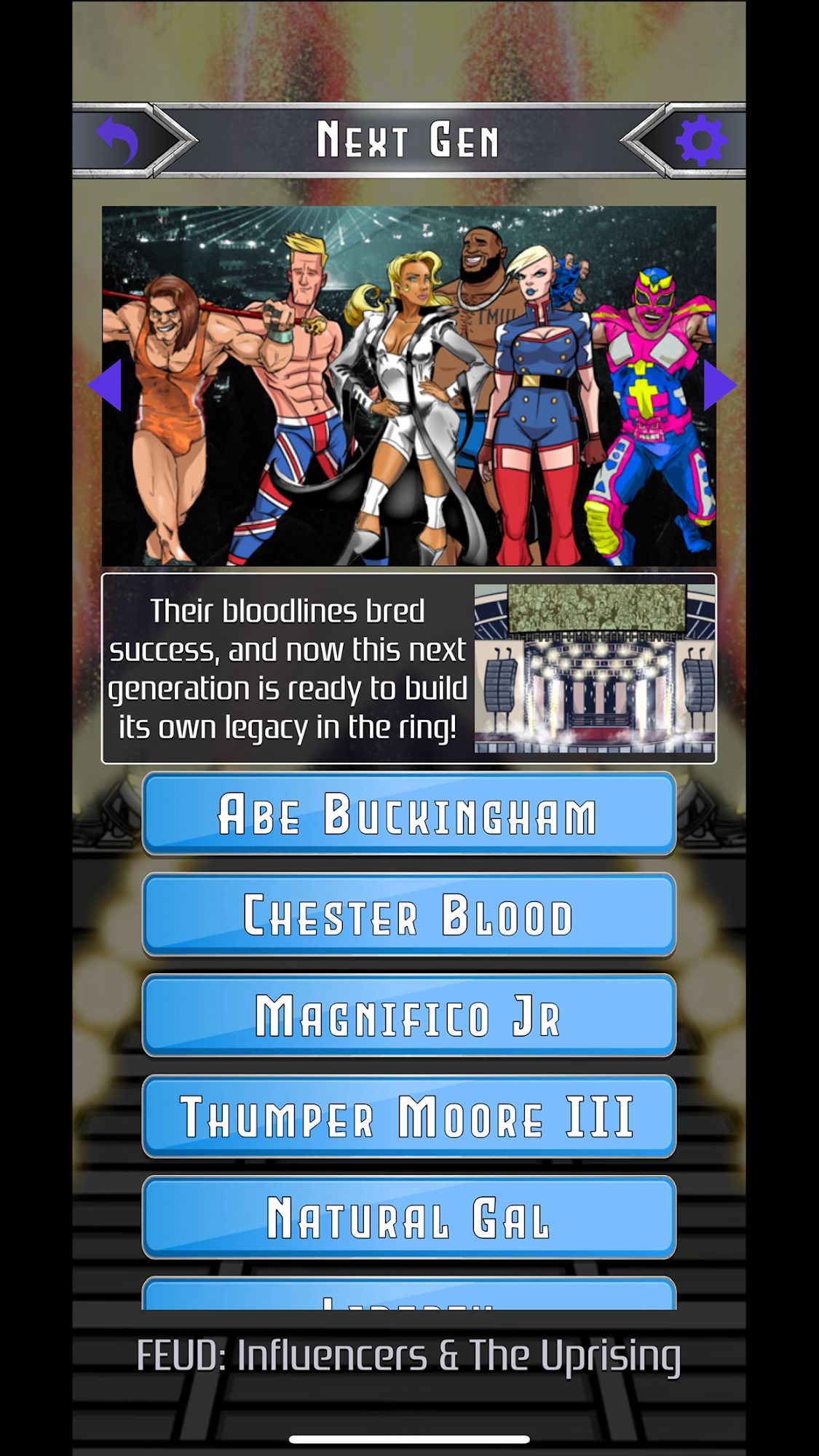 Modern Mania Wrestling GM captura de tela 1