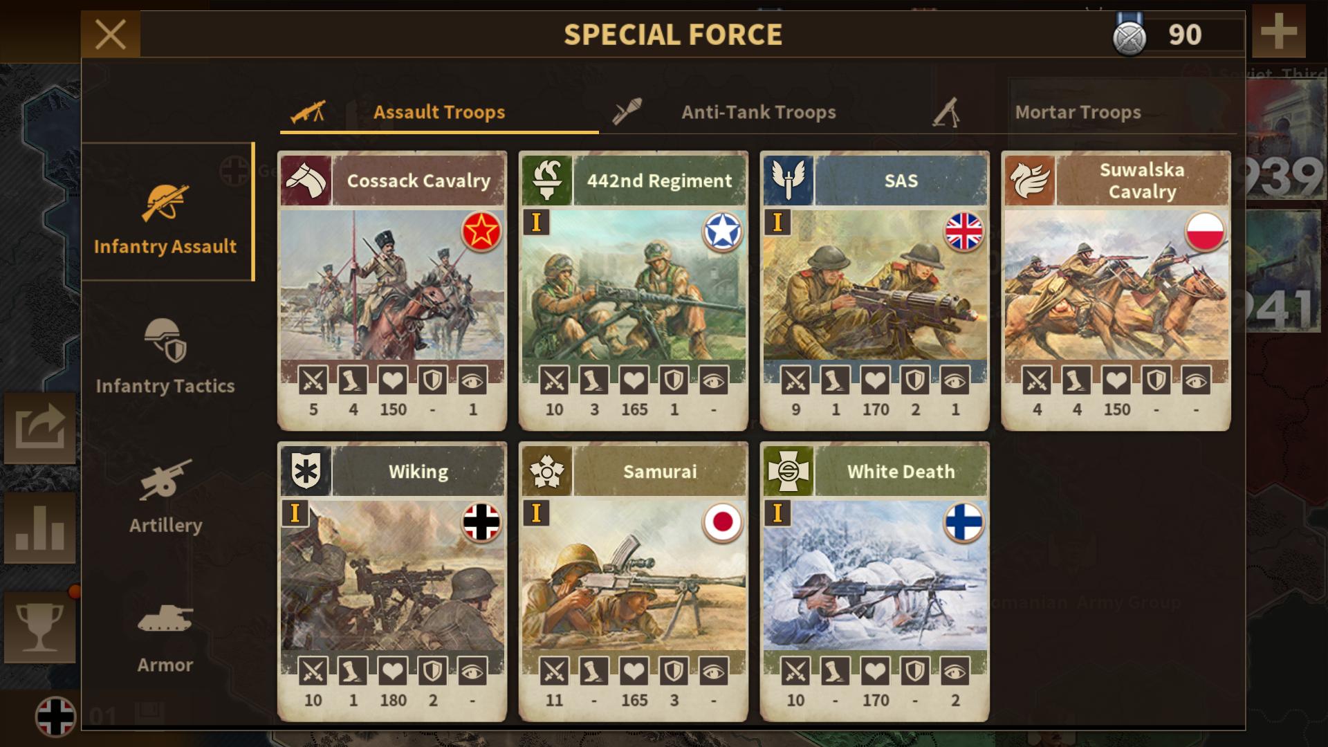 Glory of Generals 3 - WW2 Strategy Game captura de pantalla 1