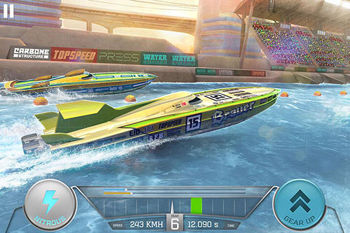 Boat racing 3D: Jetski driver and furious speed screenshot 1